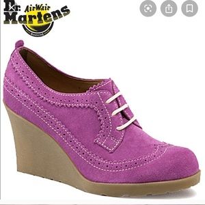 Dr. Martens Sita Wedge Shoe Pink Purple Sz 9